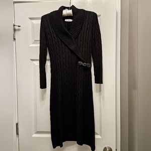Calvin Klein Cable Knit Sweater Dress